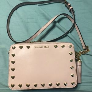 michael kors ginny studded crossbody
